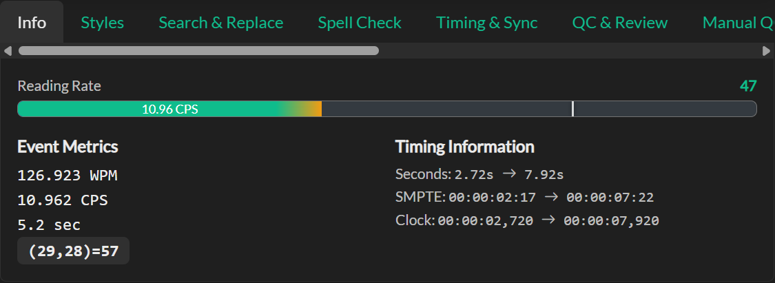 Information panel actions and delete option