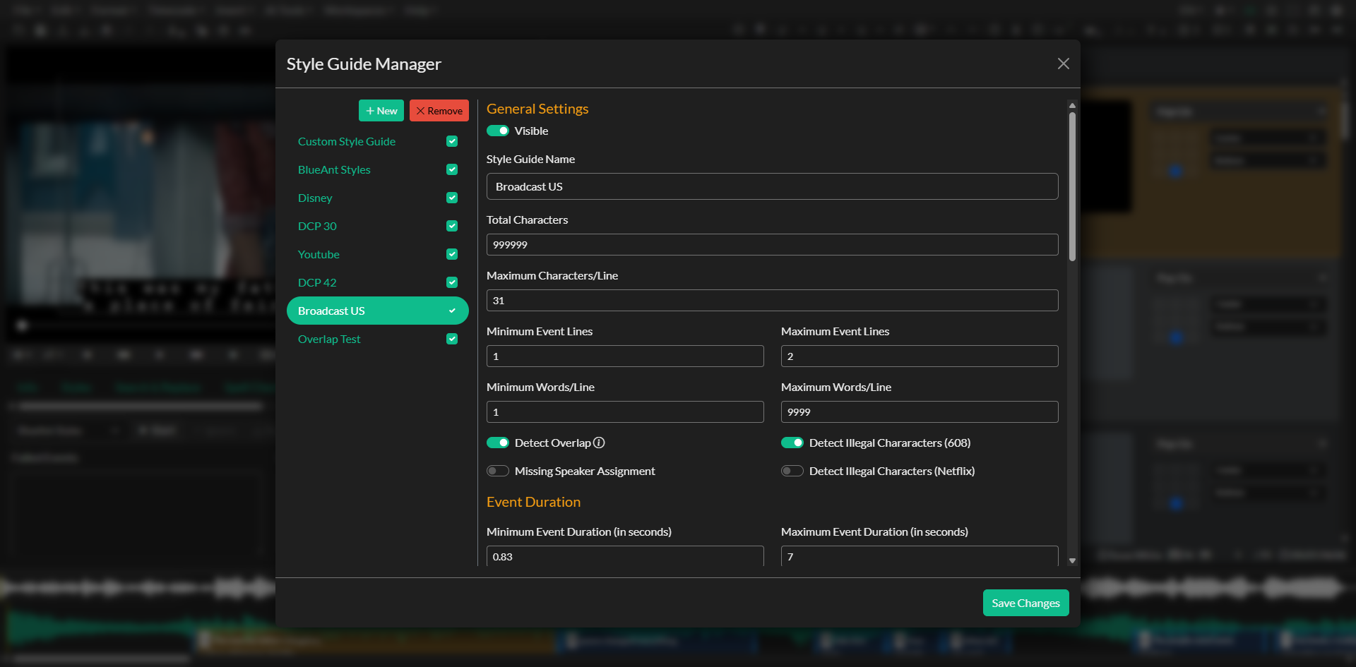 Style Guide Manager