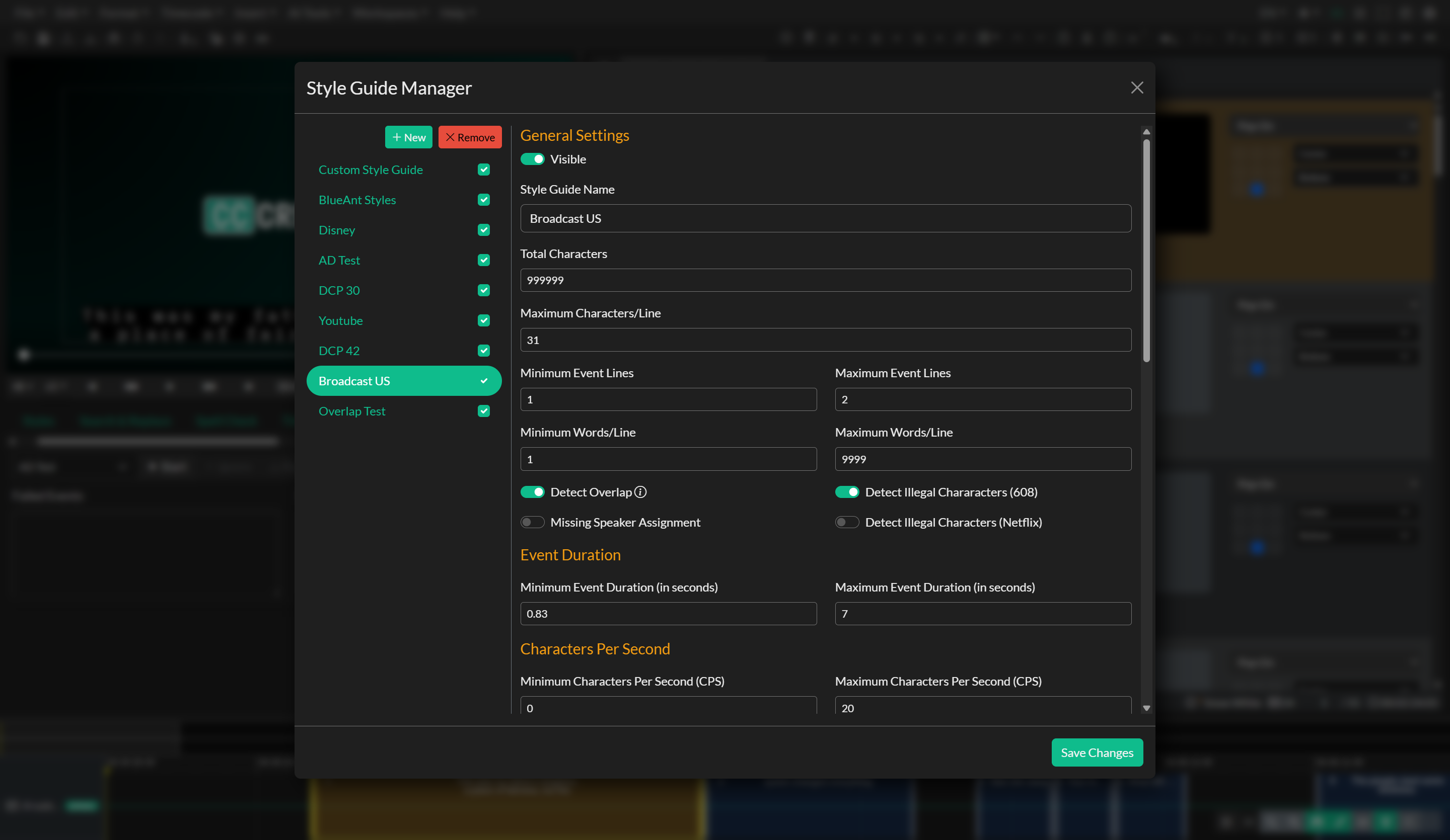 Style Guide Manager