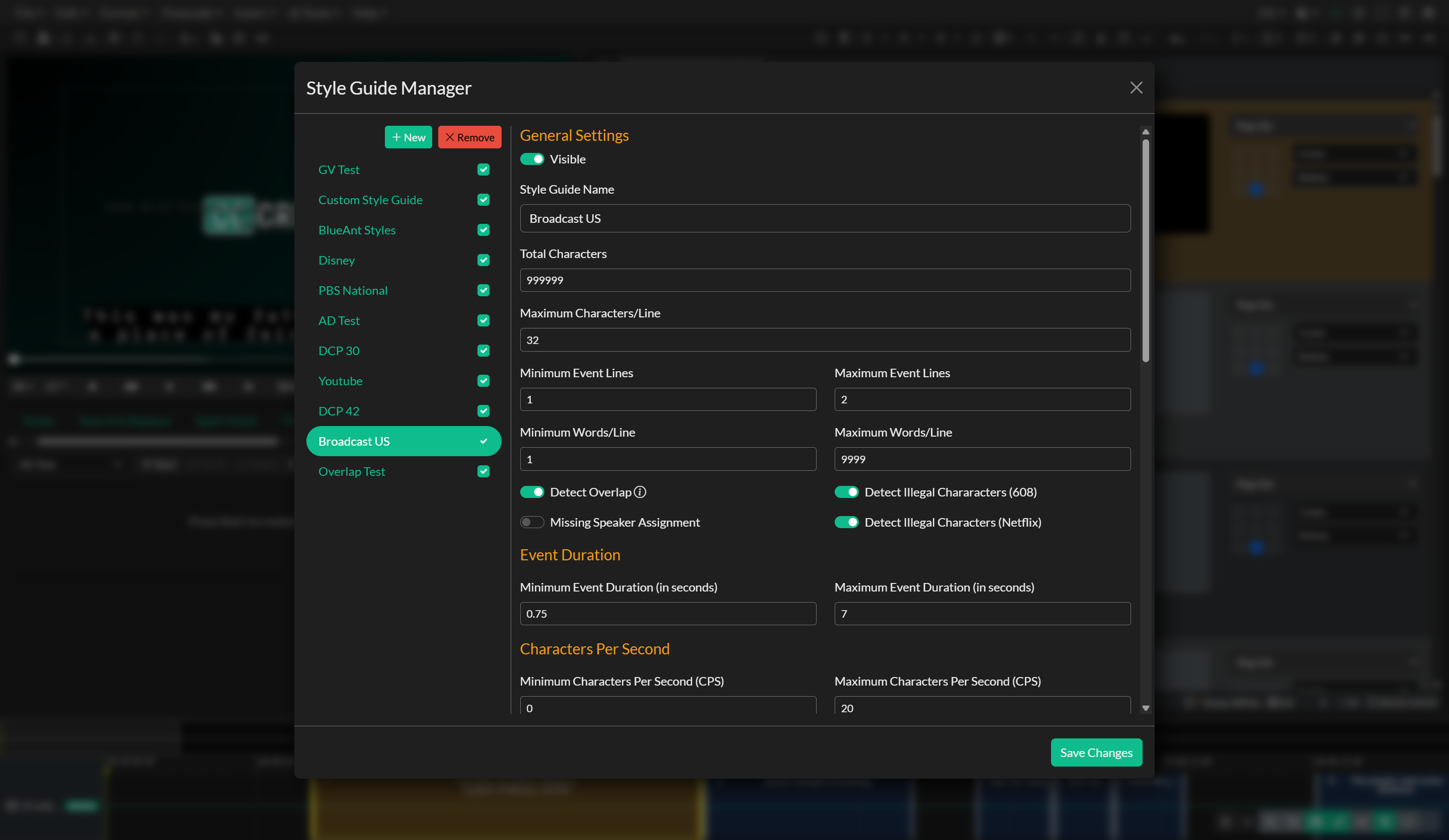 Style Guide Manager